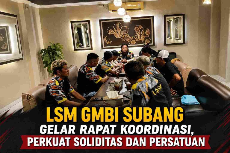 LSM GMBI Subang Gelar Rapat Koordinasi, Perkuat Soliditas dan Persatuan